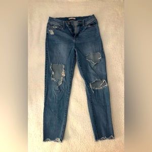 Women’s So High Rise Ripped Mom Jeans